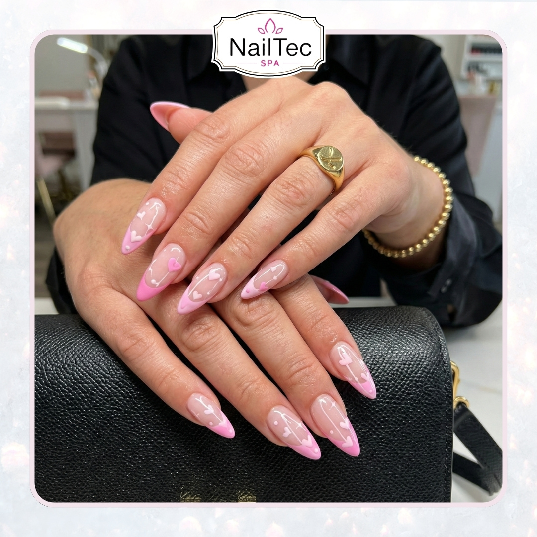 Valentine nail highlight
